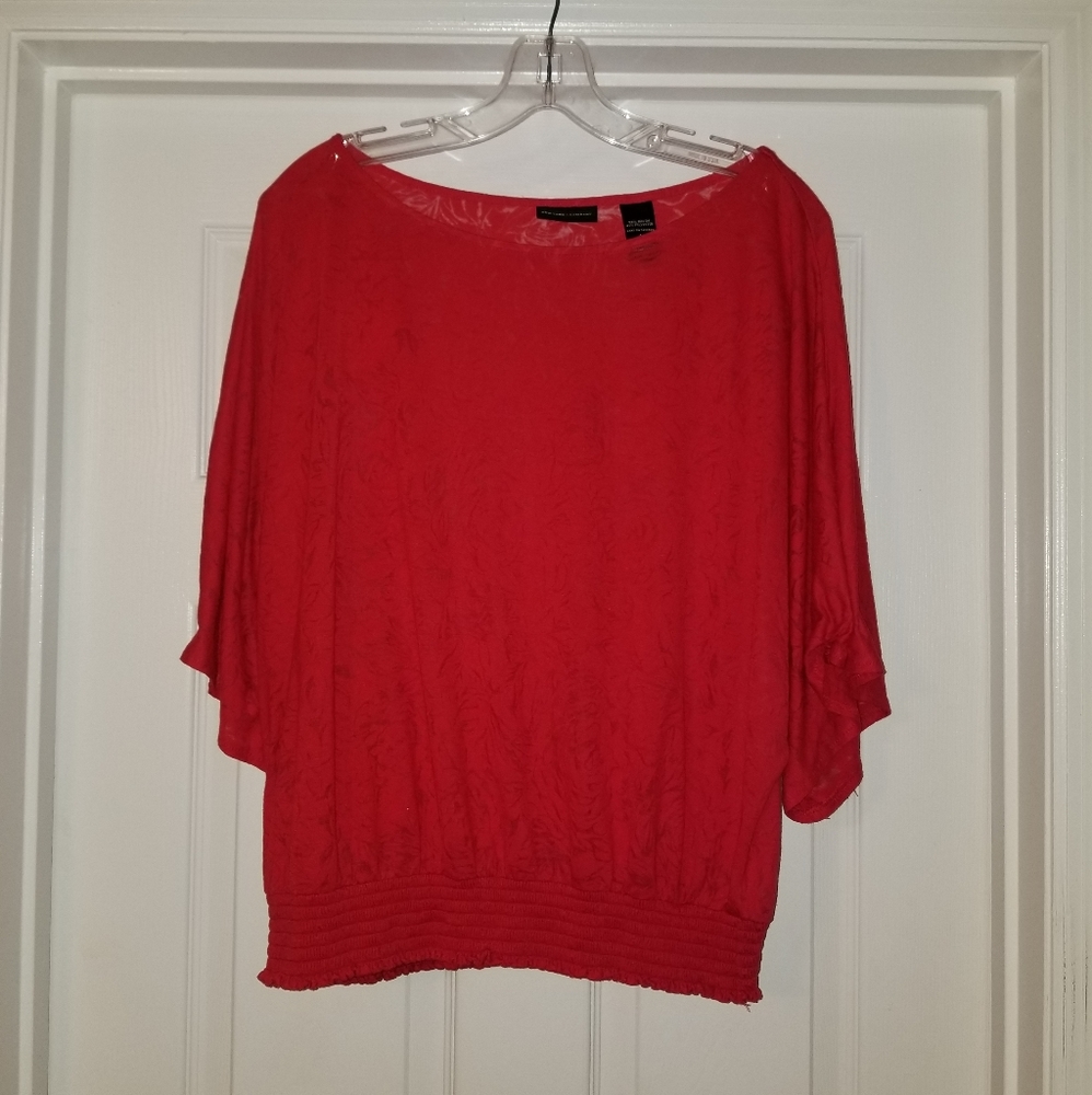 NY & Co Bright Red Shirt